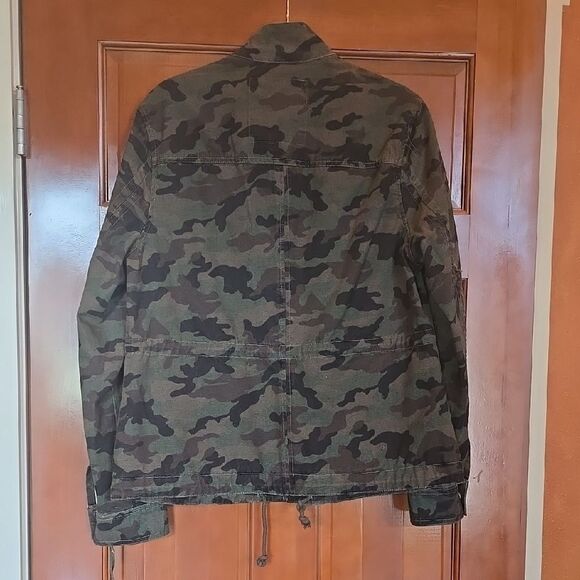 Charlie Paige Army Cargo Green and Black Utility Jacket, NWT! - Picture 3 of 10